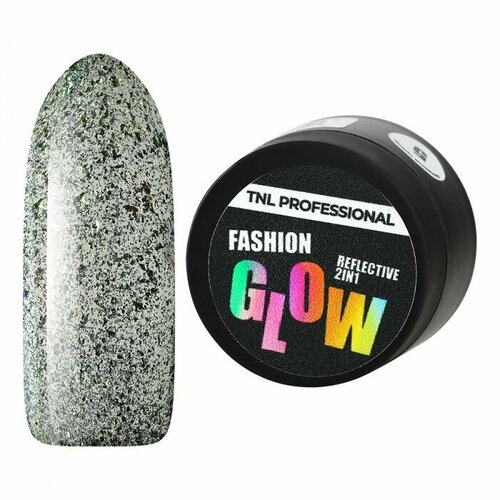 Гель для дизайна TNL Fashion glow №05, Холодный мрамор