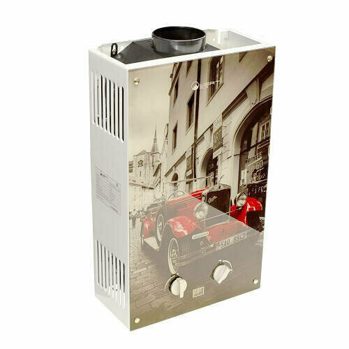 Водонагреватель газовый проточный WERTRUS 10EG с изображением автомобиля 1000000₽