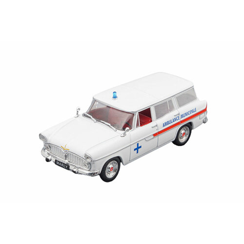 Simca marly ambulance municipale white