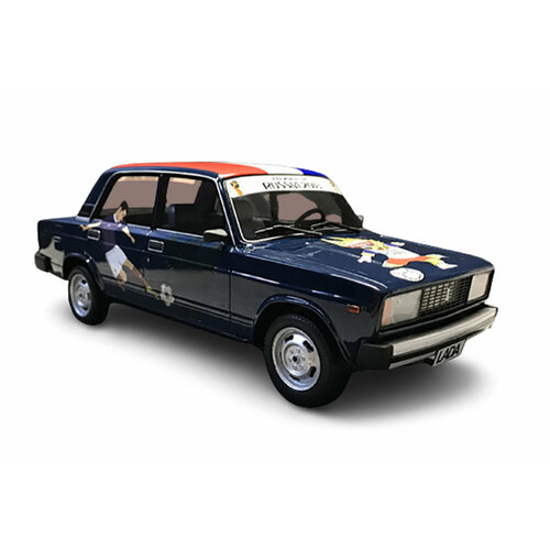 Ваз lada жигули 2105 синий (чемпионат мира по футболу 2018 команда франции) тираж 200 экземпляров