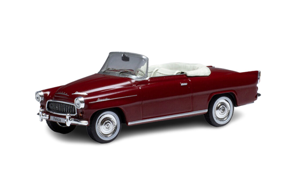 Skoda felicia roadster 1959 dark red