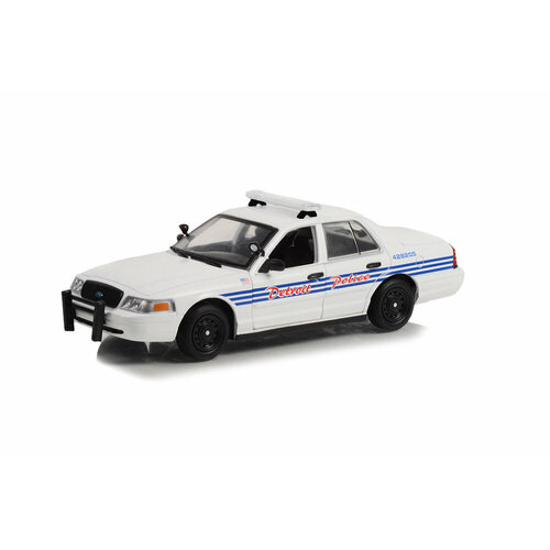 Ford crown victoria police interceptor detroit police michigan 2008 коллекционная модель ford crown victoria police highway patrol масштаб 1 24 76400