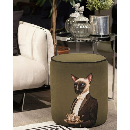 Пуф AdaWall ткань замша Мистер КЭТ