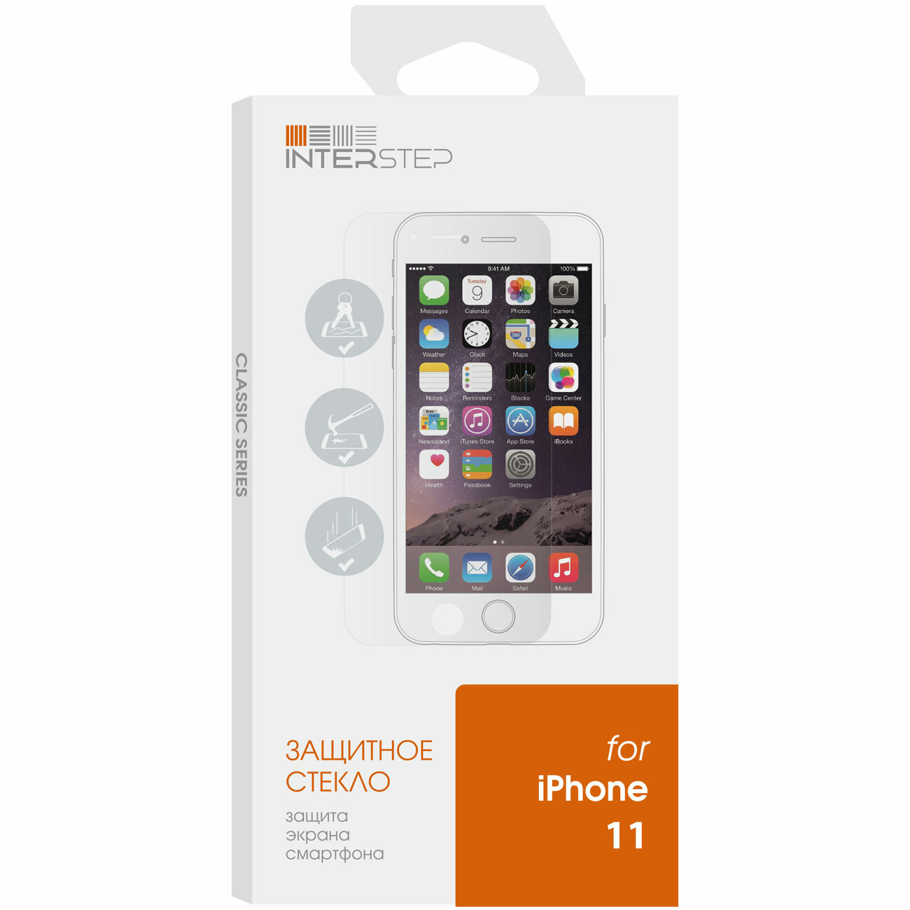 Защитное стекло InterStep для iPhone 11/Xr