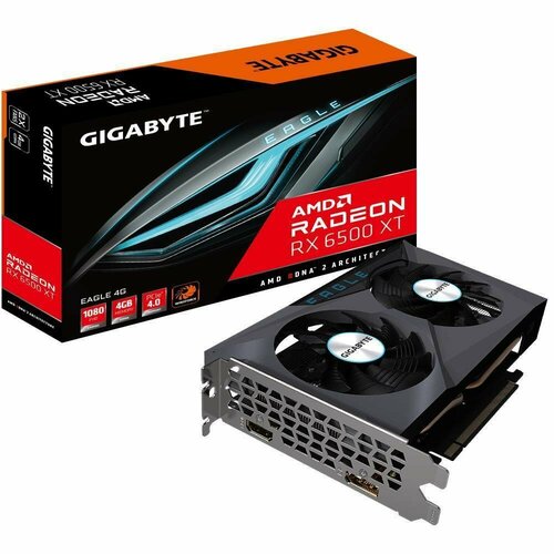 Видеокарта PCIE16 RX6500XT 4GB GDDR6 GV-R65XTEAGLE-4GD GIGABYTE 2273000₽