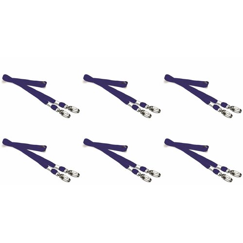 ProMega Держатель для бейджа Office с двумя карабинами синий 6 шт 814₽