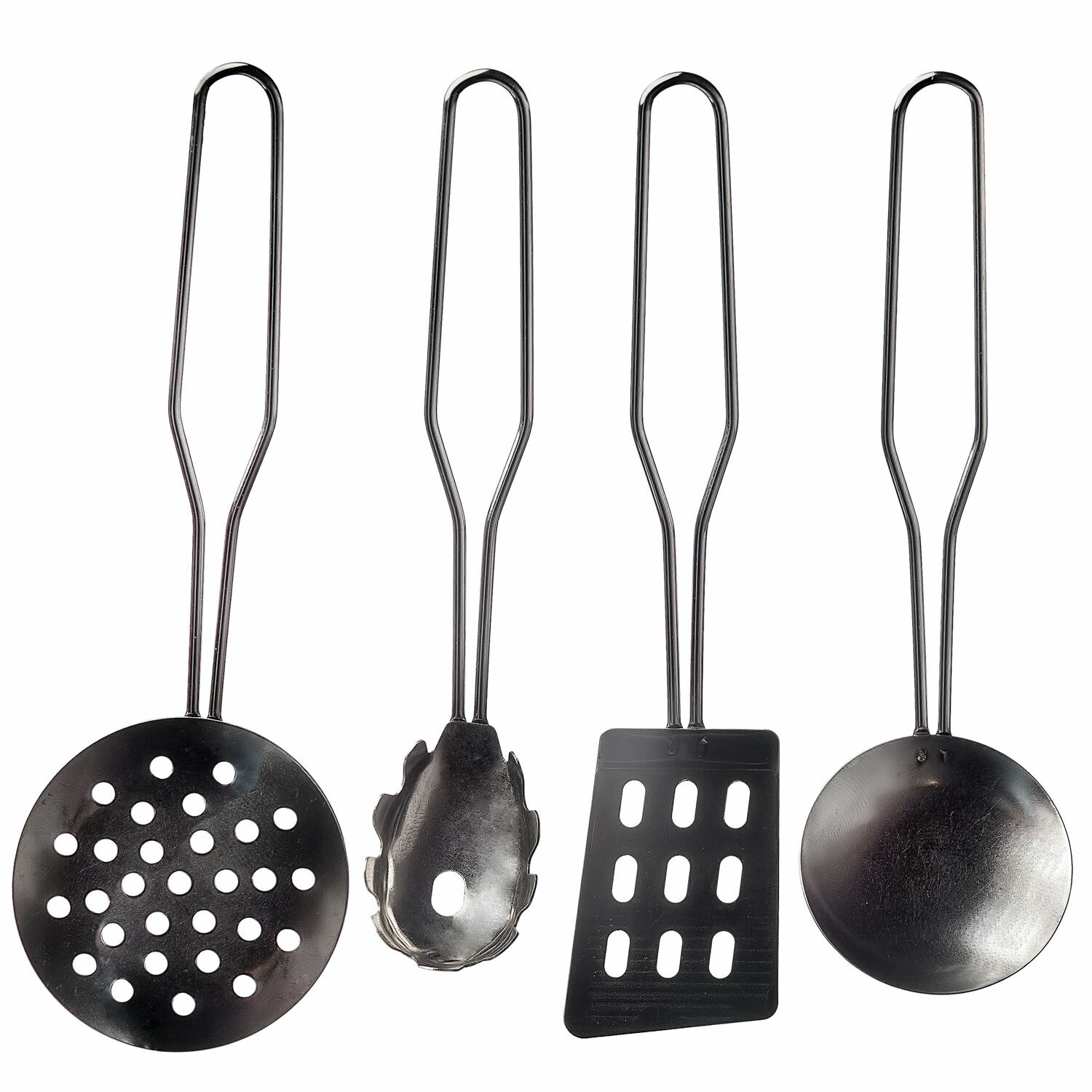 Игровой набор ABtoys Помогаю Маме Посуда металлическая для кухни, 12 предметов PT-00482/2комплектация