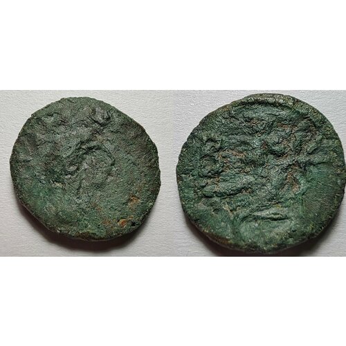 Рискупорид IV 242 - 276 год н. э. Богиня на троне. Античные монеты Боспор Пантикапей