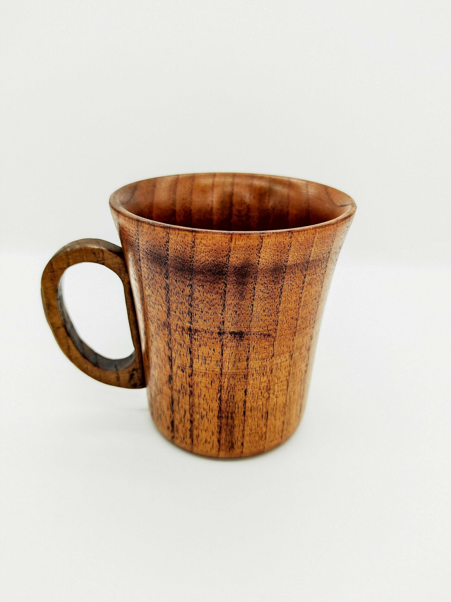 Кружка деревянная для чая/ Чашка деревянная/Деревянная посуда/ Пиала для чая деревянная для дома, офиса, бани/ Чайная серия