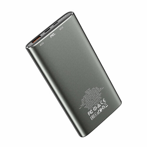 Внешний аккумулятор Hoco J83 10000 mAh (серый) внешний аккумулятор 10000 mah hoco j89