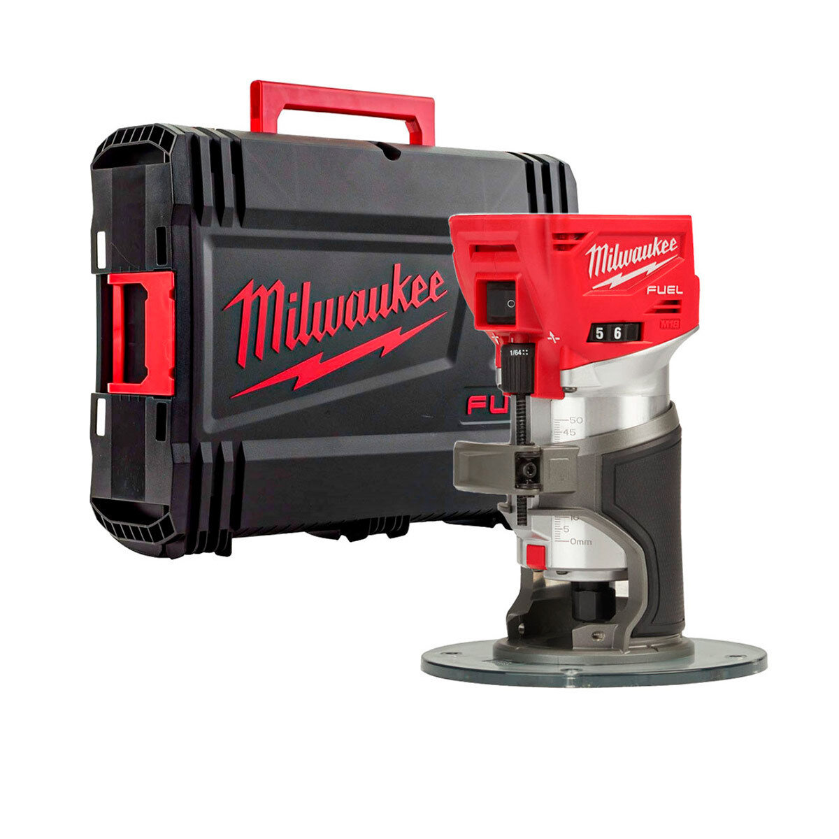 Milwaukee M18FTR-0X Аккумуляторный кромочный фрезер 4933471604 - фотография № 7