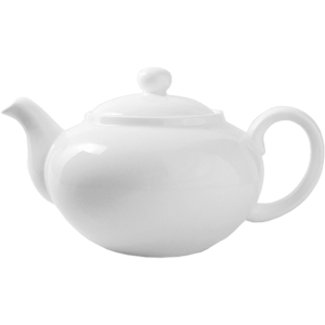 Чайник заварочный «Кунстверк»; фарфор;0,8л; D=87, H=90, L=190мм; белый, Kunstwerk, QGY - A1465
