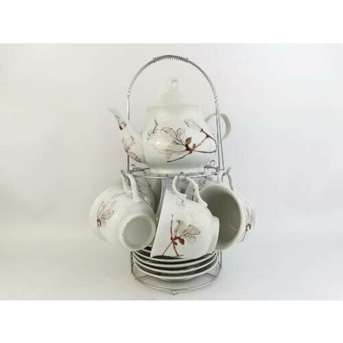 Чайный набор, чайник 950мл, чашки 230мл, арт. MU21-174