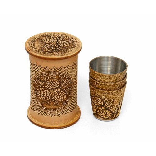 Набор стопок в футляре маленький 