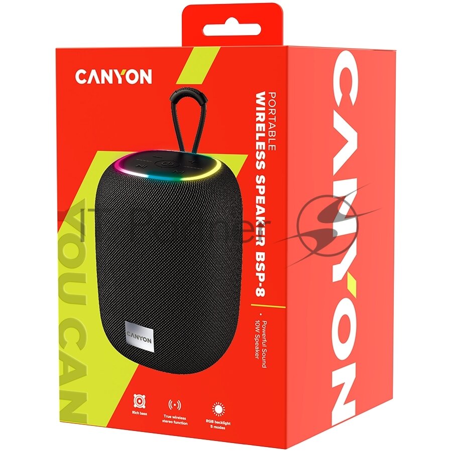 Портативная акустика CANYON BSP-8 Black - фото №11