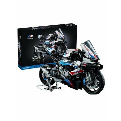 фото Конструктор т6088 "мотоцикл bmw m 1000 rr" 1920 деталей пластмастер