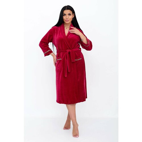 Халат Lika Dress, размер 52, красный