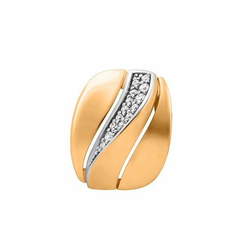 фото Подвеска gold center, красное золото, 585 проба, фианит