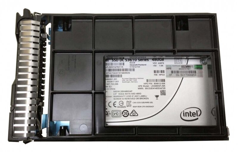 Жесткий диск HP 805374-001 480Gb SATAIII 3,5" SSD