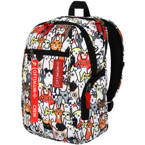 фото Школьный детский городской рюкзак city 2, зверополис optimum crew