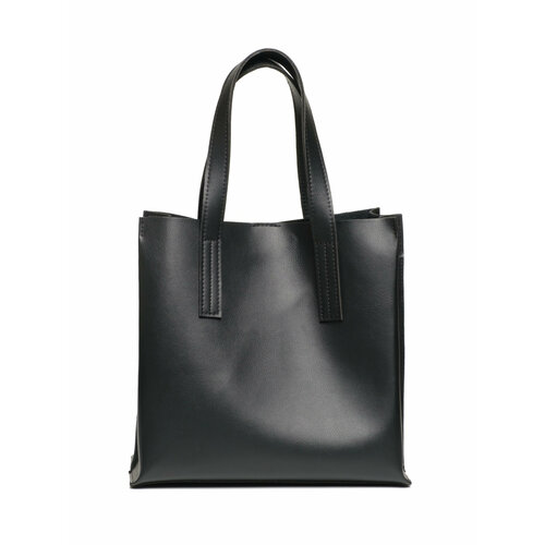 фото Сумка тоут ofta, фактура гладкая, черный