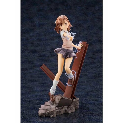 Фигурка аниме Mikoto Misaka 26 см misaka mikoto shirai kuroko costume hsiu toaru kagaku no railgun cosplay girl s school uniform send hair accessories armband