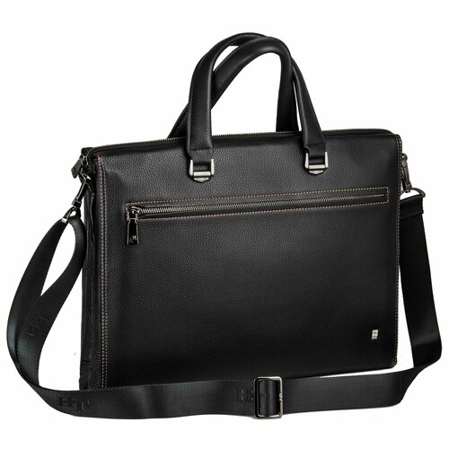 Портфель фактура зернистая, черный