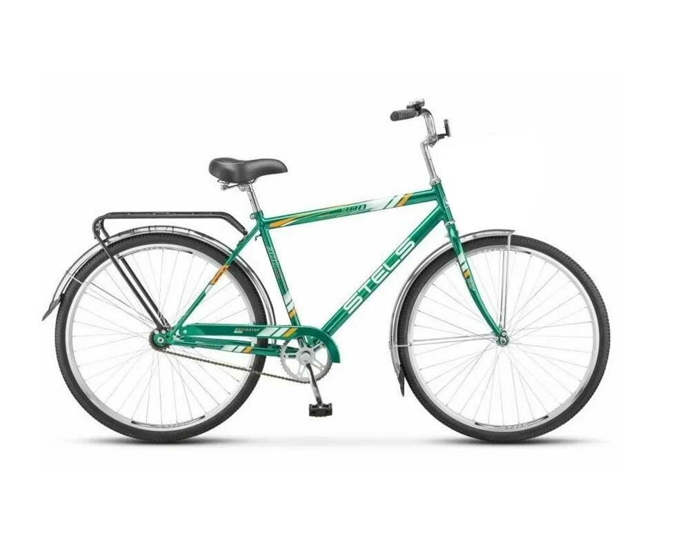 фото Велосипед дорожный 28" Stels Navigator 300 С Z010 1 скорость 2023 года рама 20" темно-зеленый