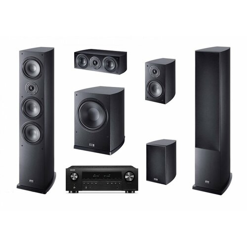 Heco Комплект акустики Victa Elite 702 51 Black Denon AVC-S660H Black 26500000₽