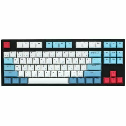 Клавиатура проводная Red Square Keyrox TKL Classic Pro I RSQ-20025 , механическая Gateron Yellow, клавиш - 87, USB, серая