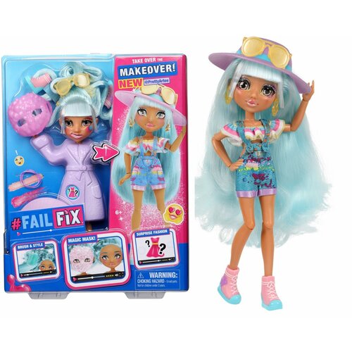 Failfix кукла Прети Арти. Кукла Фейлфикс 2 в 1м. FailFix Pretty Artee Total Makeover