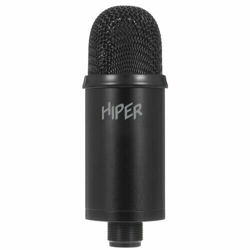 Микрофонный комплект HIPER H-M008 черный, проводной, настольный, -32 дБ, от 20 Гц до 20000 Гц, кабель - 150 см, USB