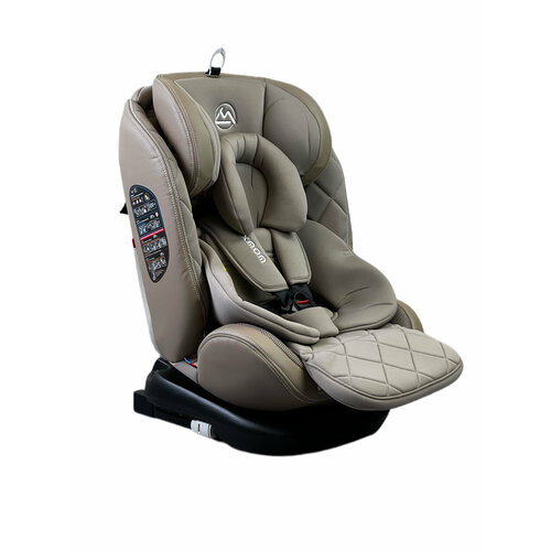 Автокресло Luxmom 299 Isofix растущее, 0-36 кг, гр. 0,1,2,3, бежевый