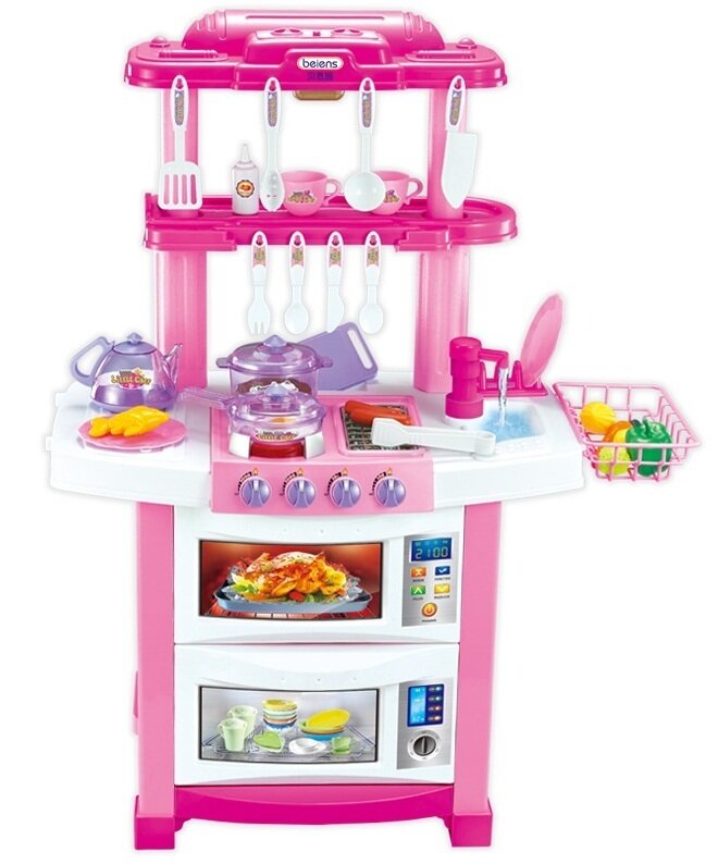 Игровой набор "Кухня", Детская кухня свет, звук, вода, 758В