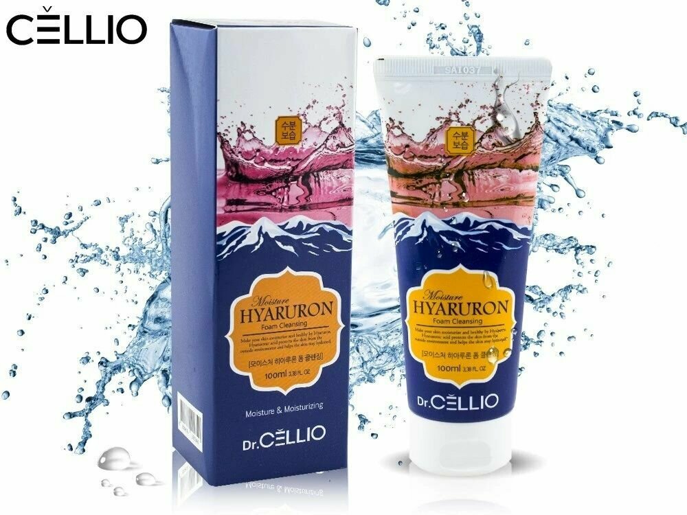 Пенка Dr.cellio g70 hyaluron с экстрактом гиалуроновой кислоты, 100 мл Dr. Cellio - фото №5