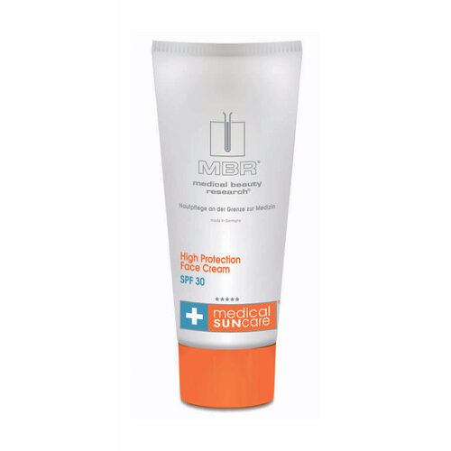 MBR Sun Care High Protection Face Cream Крем солнцезащитный для лица SPF 30, 100 мл крем солнцезащитный для лица spf 30 mbr high protection face cream 100