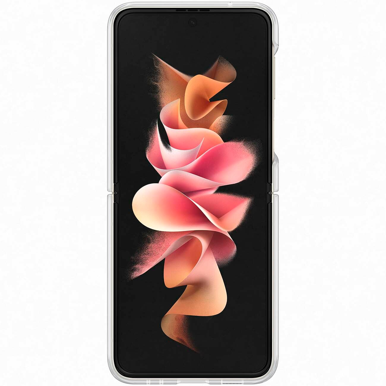 Чехол клип-кейс Samsung для Samsung Galaxy Z Flip3 Clear Cover with Ring прозрачный EF-QF711CTEGRU — фото 7