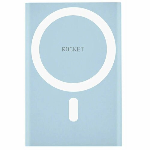 Внешний аккумулятор Rocket Hold MageSafe 5000mAh Blue внешний аккумулятор deppa nrg magesafe 5000mah 2a qi 5w 33569