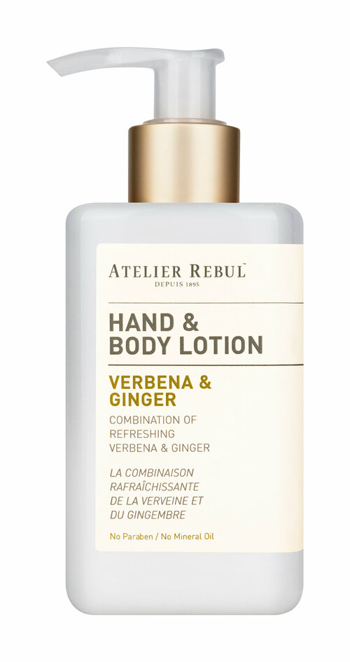 ATELIER REBUL Verbena & Ginger Лосьон для рук и тела, 250 мл