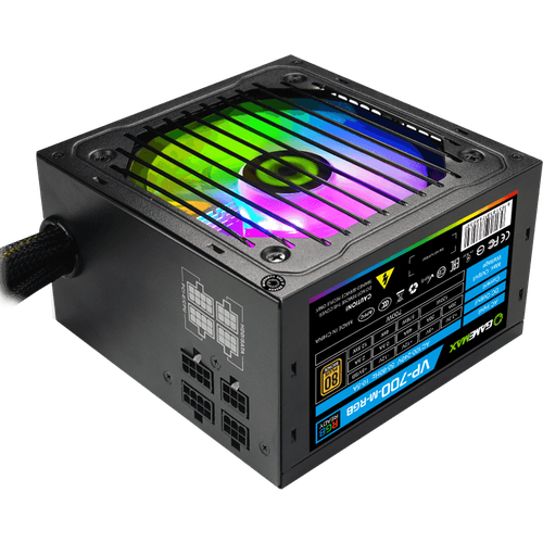 Блок питания 700W GameMax (VP-700-RGB-MODULAR) блок питания gamemax gm 700 700w