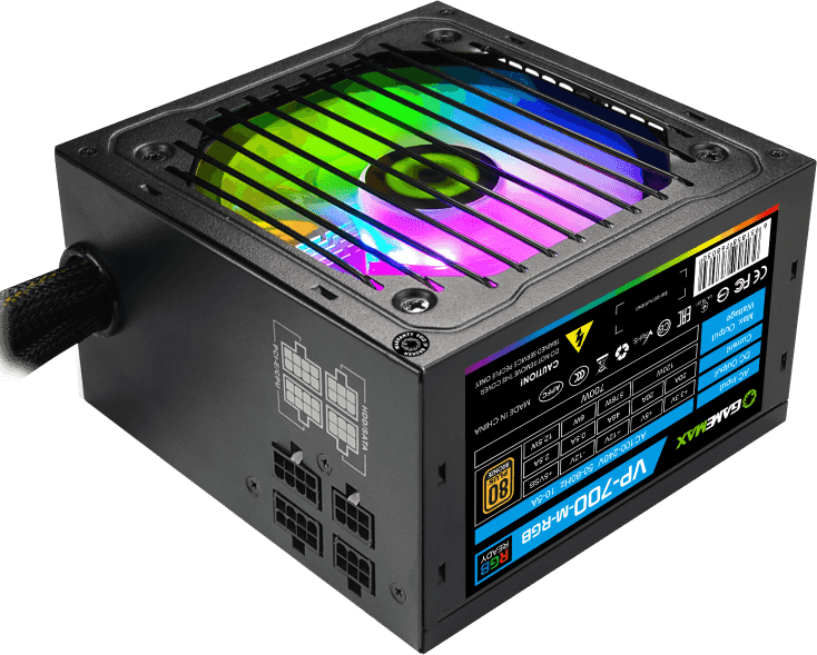 Блок питания 700W GameMax (VP-700-RGB-MODULAR)