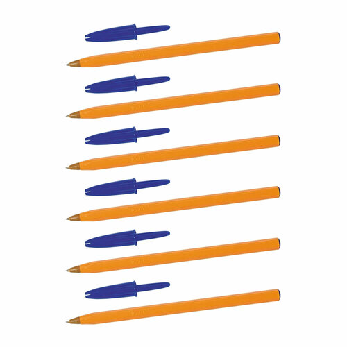 Набор ручек Ручка шариковая BIC Orange синий 0,3 мм Франция 8099221/8249851, 6 шт.