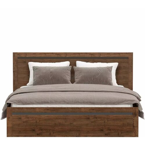 Двуспальная кровать коллекции Када дуб april