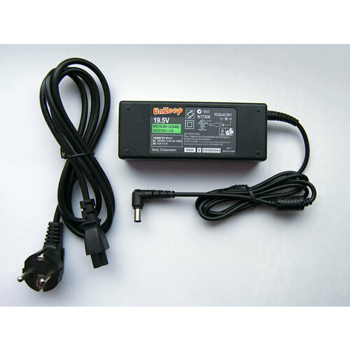 Для Sony VAIO PCG-5J3P блок питания, зарядное устройство Unzeep (Зарядка+кабель) для sony vaio pcg 5j3p блок питания зарядное устройство unzeep зарядка кабель