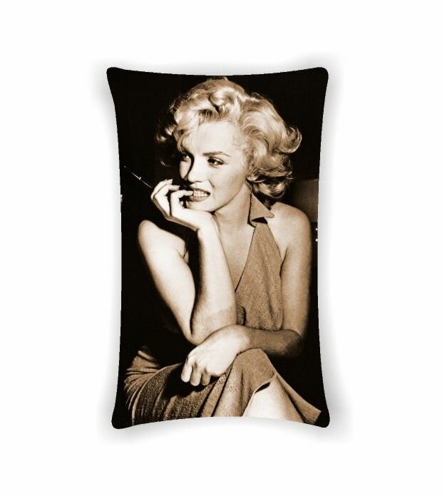 Подушка вертикальная Мэрилин Монро, Marilyn Monroe №16, С одной стороны