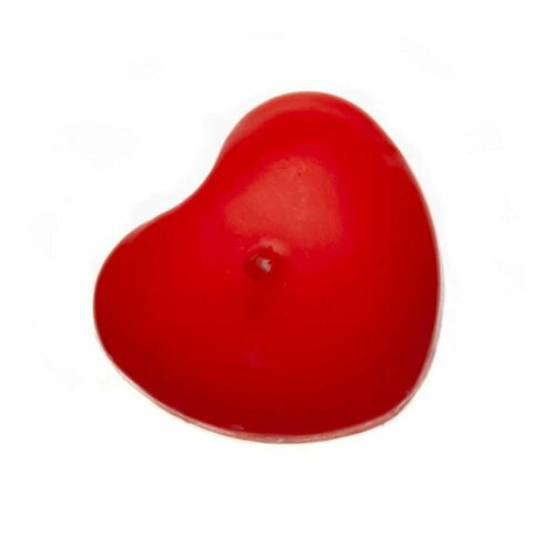 Свеча плавающая Сердечко 6 шт. (C-00-39)