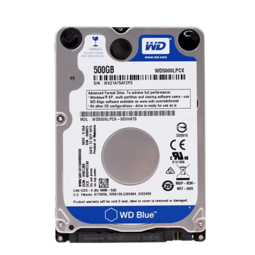 Жесткий диск Western Digital HDD WD SATA3 500Gb 25 5400 RPM 16Mb RCT 1 year 525400₽