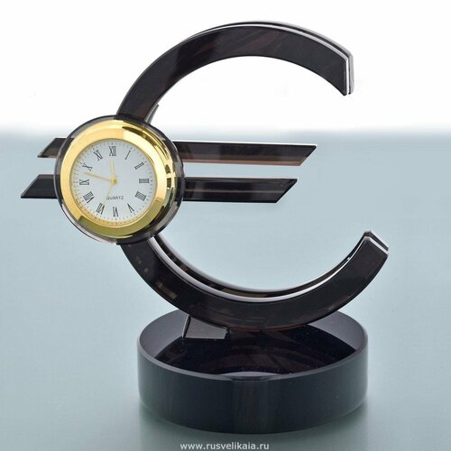 0024671 Нат камень часы евро Обсидиан 12100₽