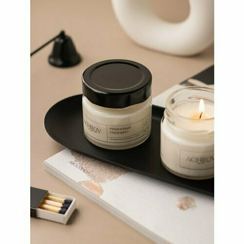 Свеча ароматическая Achilov Рубиновый грейпфрут, 100 мл