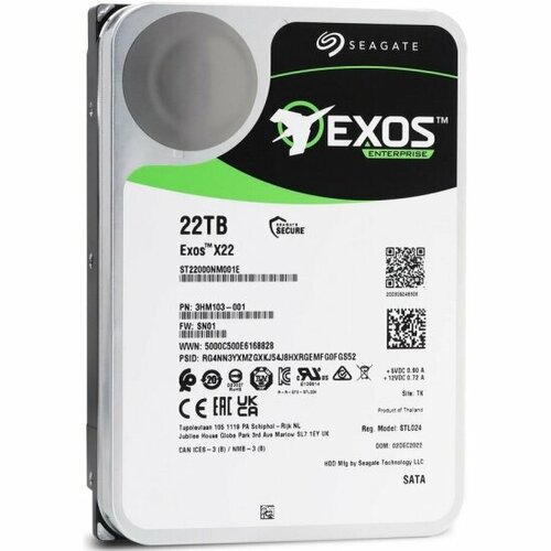 Жесткий диск SEAGATE ST22000NM001E 5707700₽